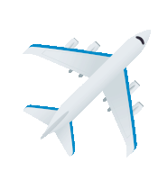 Airplane Joypixels Sticker