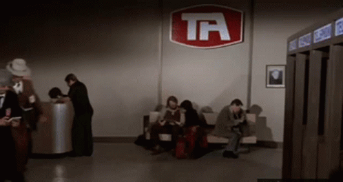 Airplane Phone Booths GIF