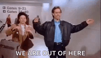 Airport Seinfeld GIF