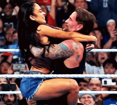 Aj Lee Cm Punk GIF