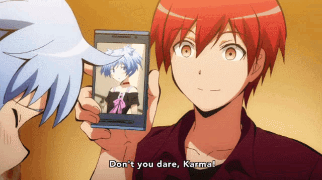 Akabane Karma Nagisa Shiota GIF
