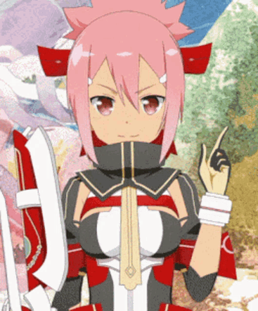 Akamine Yuuna Boob Bounce GIF