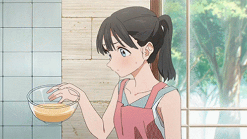 Akebi Chan Cooking GIF