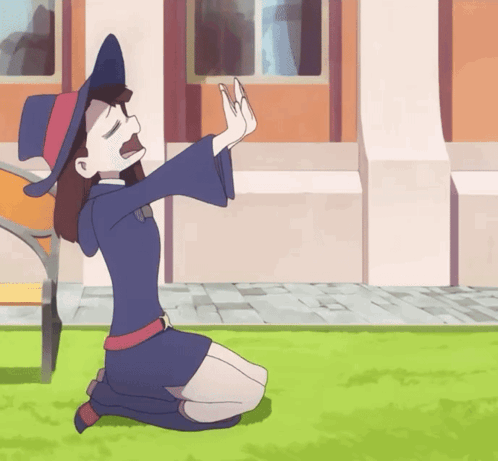 Akko Lwa Little Witch Academia GIF