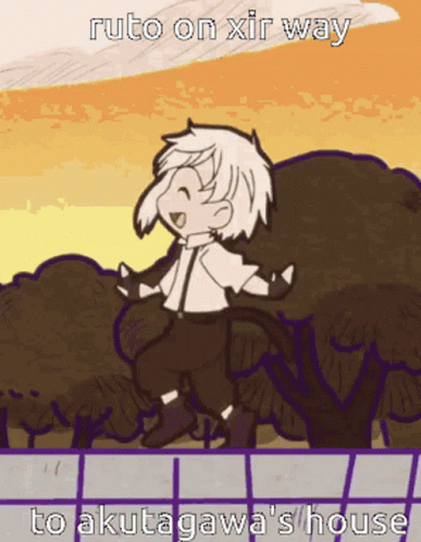 Akutagawa Akuthinker GIF. This 387 x 498 animated GIF is part of our goofy walk collection. Related themes include bungo stray dogs. Created by…