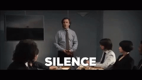 Alan Partridge Silence GIF