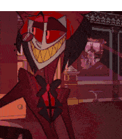Alastor Hazbin Sticker