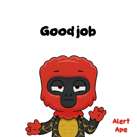 Alert Ape GIF