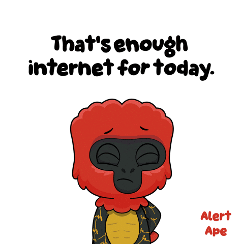 Alert Ape GIF