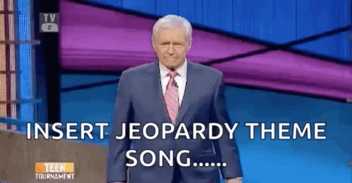 Alex Trebek Pointing GIF. This 498 x 259 animated GIF is part of our jeopardy music collection. Created by ChiemeriOsemele. View the original animation…