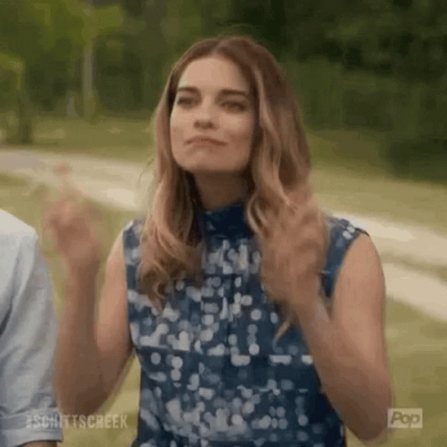 Alexis Rose Schitts Creek GIF. This 498 x 498 animated GIF is part of our fingers crossed collection. Related themes include good luck, schitts creek…