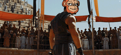Algo Monko GIF. This 398 x 183 animated GIF is part of our gladiator are you not entertained collection. Created by squench. View the original animation…