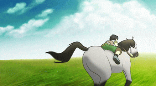 Alicia Online Horse GIF. This 498 x 277 animated GIF is part of our stick figure horse collection. Related themes include anime, horse. Created by…