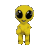 Alien Alien Dance Sticker