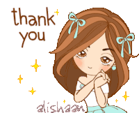 Alishaan Thanks Sticker