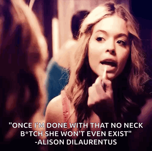 Alison Dilaurentis Sasha Pieterse GIF. This 498 x 494 animated GIF is part of our sasha pieterse collection. Created by setthetone. View the original…