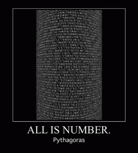 All Is Number Pythagoras GIF. This 449 x 498 animated GIF is part of our those are rookie numbers collection. Related themes include math, numbers. Created…