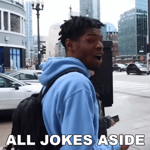 All Jokes Aside Rickey GIF