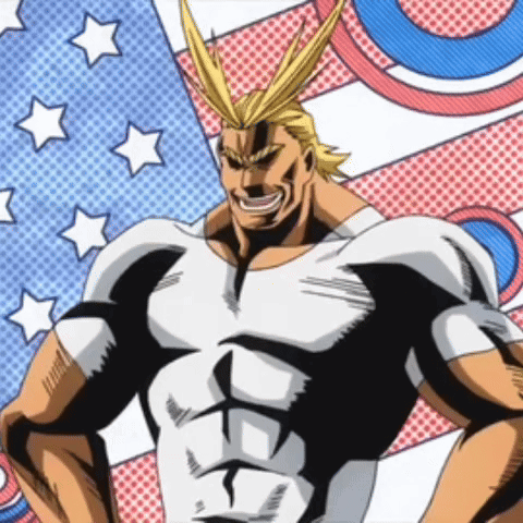 All Might I Am Here All Might GIF