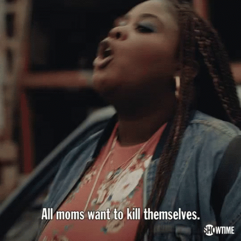 All Moms Want To Kill Themselves Motherhood GIF. This 498 x 498 animated GIF is part of our shoot me kid collection. Created by Smilf. View the original…