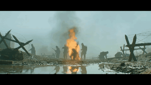 All Quiet On The Western Front Burning Man GIF