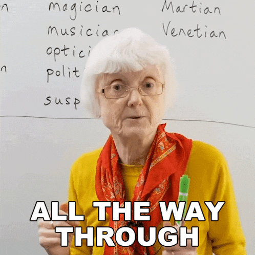All The Way Through Gill GIF