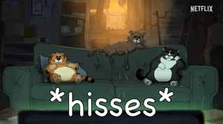 Alley Cats Hiss GIF