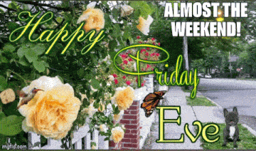 Almost The Weekend Happy Friday Eve GIF
