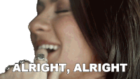 Alright Alright Kassi Ashton Sticker