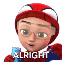 Alright Spider Man Sticker