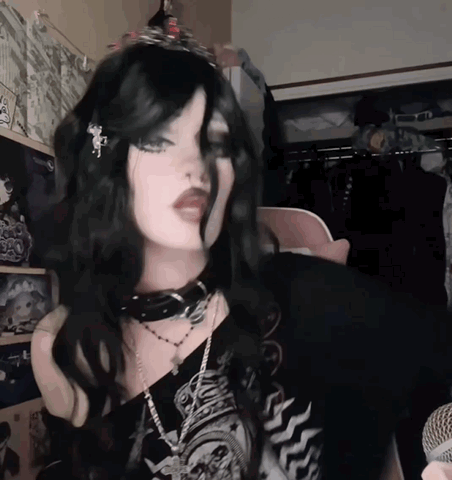 Alt Goth Girl GIF
