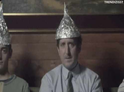 Aluhut Tin Foil Hat GIF. This 498 x 371 animated GIF is part of our no digo que sea una conspiracion pero es una conspiracion collection. Related themes…