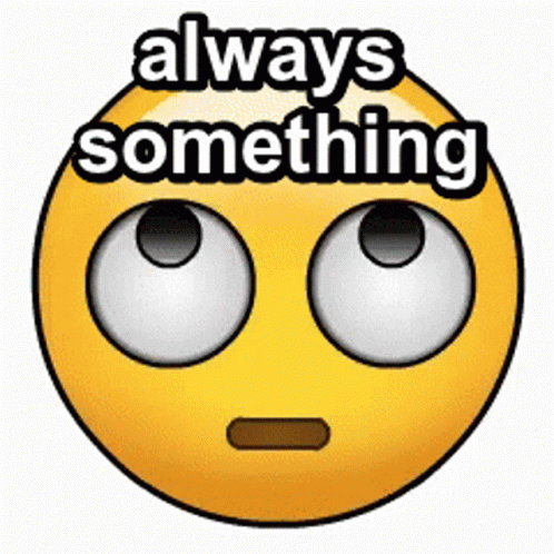 Always Something Rolling Eyes GIF. This 498 x 498 animated GIF is part of our roll eyes emoji collection. Related themes include emoji, eye roll. Created by…