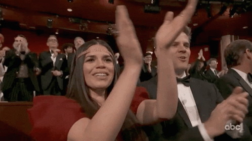 America Ferrera Clapping GIF
