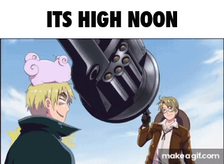 America Hetalia Gun GIF. This 320 x 235 animated GIF is part of our its high noon collection. Related themes include gun. Created by fawken. View the…