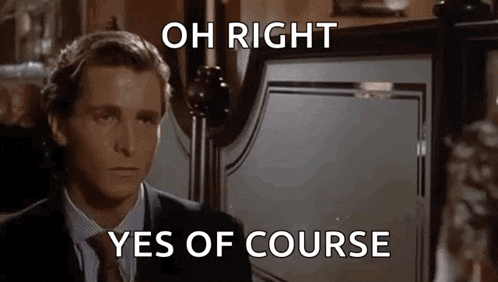 American Psycho Mfw GIF