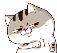 Ami Fat Cat Proud Sticker