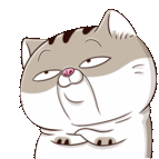 Ami Fat Cat Whatever Sticker