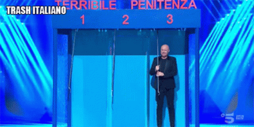 Amici Rudy Zerbi GIF. This 498 x 249 animated GIF is part of our tafazzi collection. Related themes include water. Created by TrashItaliano. View the…