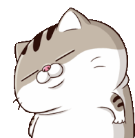 Amifatcat Wow Sticker