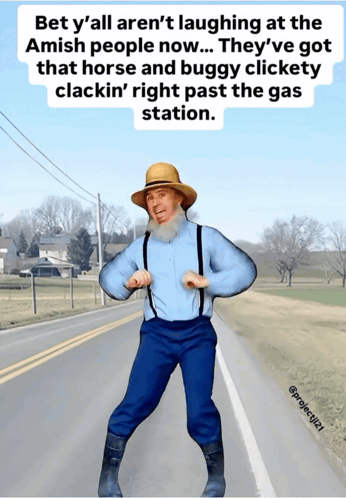 Amish Amish People GIF. This 346 x 498 animated GIF is part of our team america vomit collection. Related themes include trump. Created by jmyers21. View…