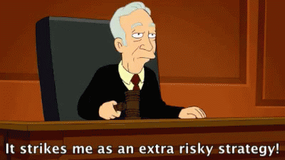 An Extra Risky Strategy GIF. This 400 x 224 animated GIF is part of our thats a bold strategy cotton collection. View the original animation, share it, or…