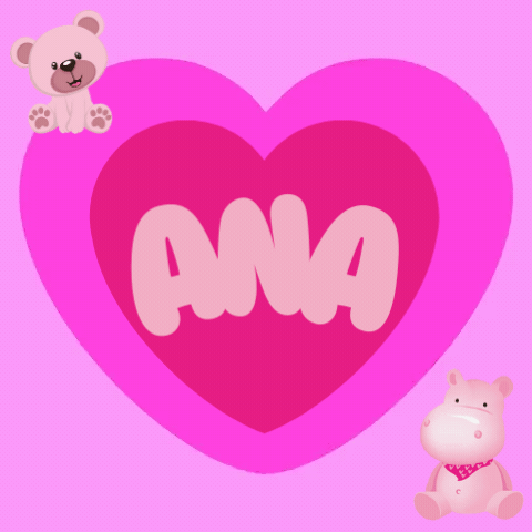 Ana Pink Heart GIF