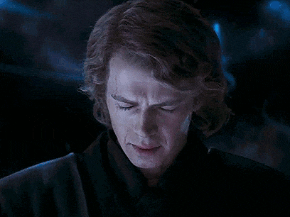 Anakin Looking Up GIF