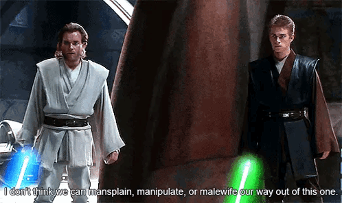 Anakin Obi Wan Kenobi GIF