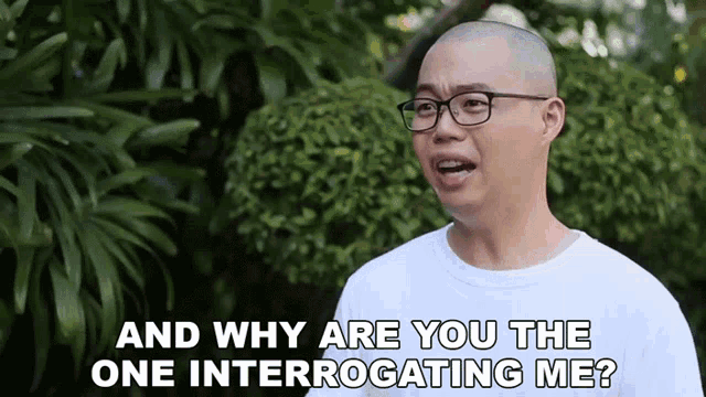 And Why Are You The One Interrogating Me Youre The Trespasser Here GIF