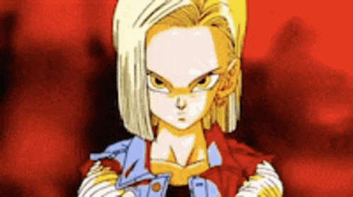 Android 18 GIF