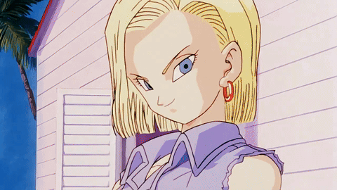 Android 18 Krillin GIF