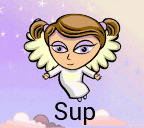 Angel Hello GIF