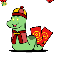 Angpao Year Of Snake 2025 Sticker